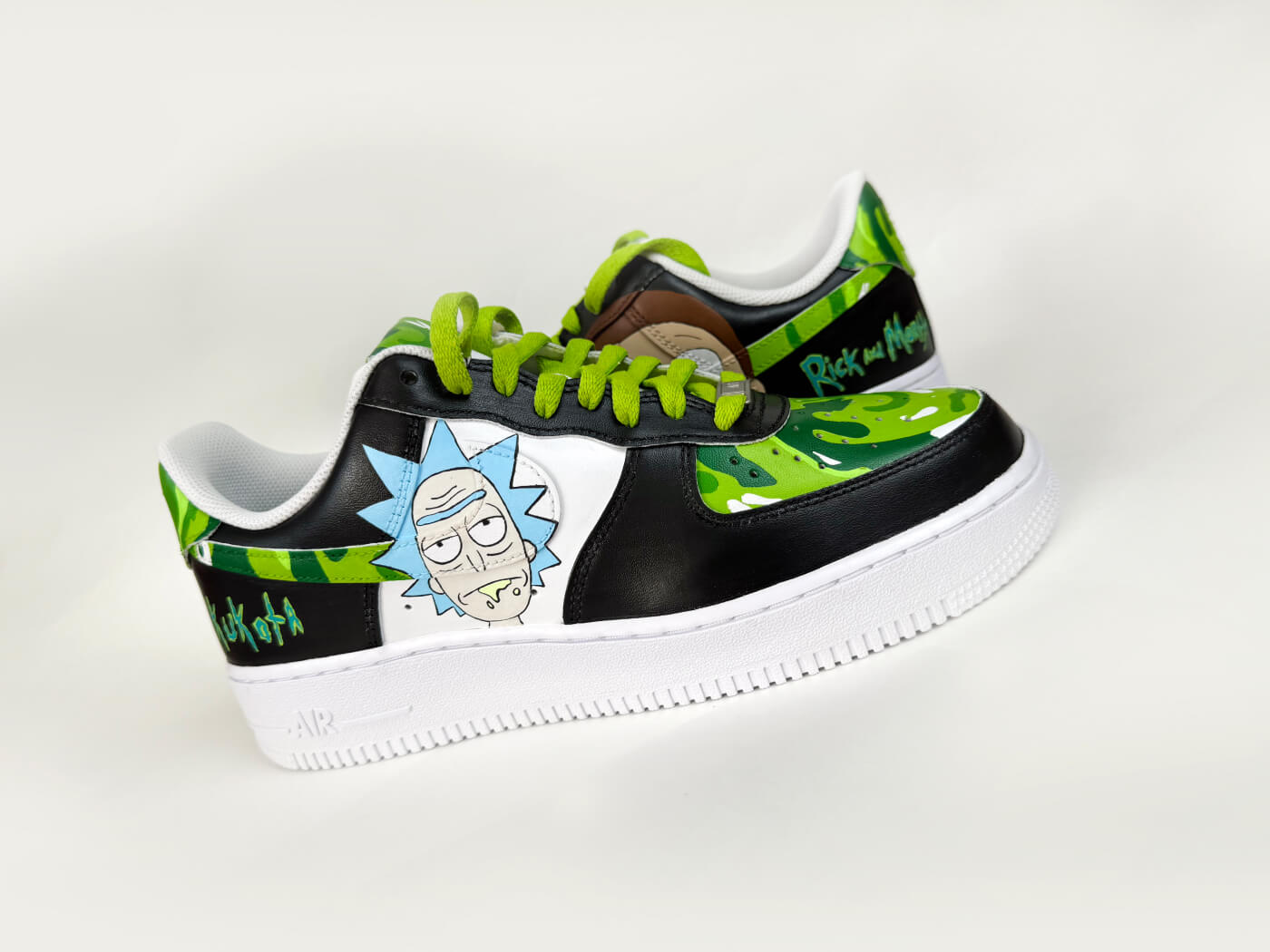 Кастом Nike Air Force - Рик и Морти