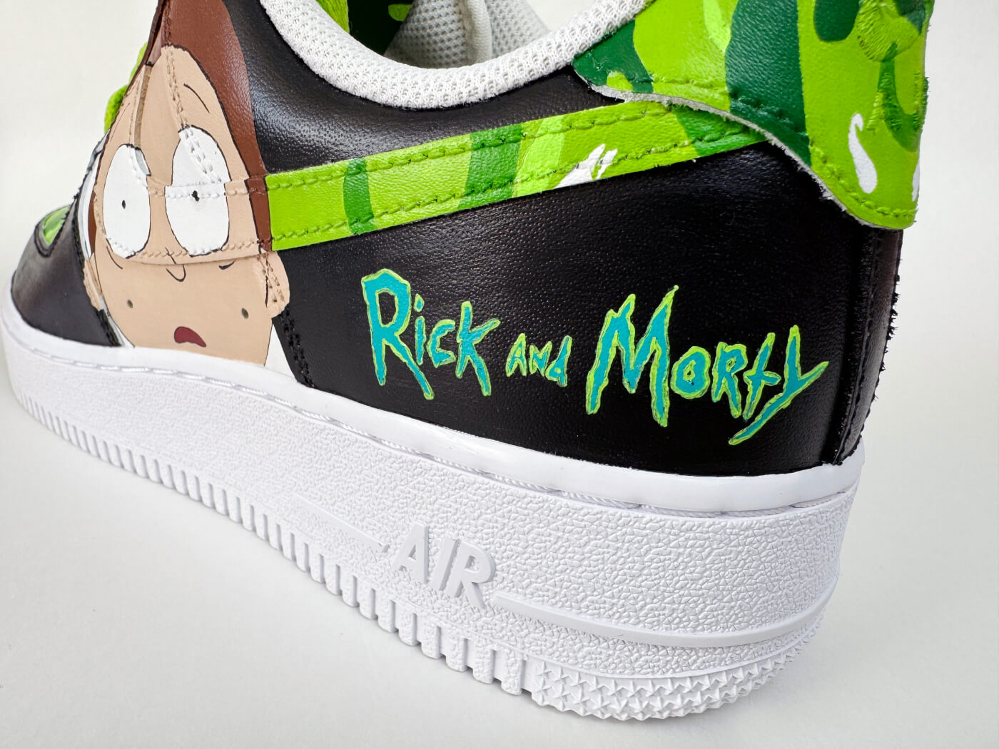 Кастом Nike Air Force - Рик и Морти